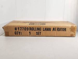 lot 149 image: Rolling Lawn Aerator #17709 New In Box