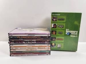lot 183 image: Lot of 13 DVD Movies and Discovery Channel Best of Discovery Volume 3 Box Set Sealed