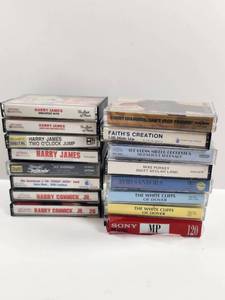 lot 186 image: Lot of 17 Cassette Tapes Harry James, Harry Connick Jr., Glenn Miller, White Cliffs of Dover, Others