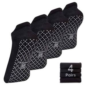 lot 509 image: unenow Unisex Non Slip Socks with Grips Cushion for Yoga Pilates Barre Home & Hospital - Retail $14