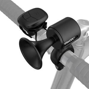 lot 528 image: LESOVI Electric Bike Horn, 120dB Electronic Bicycle Bell with 300mAh Rechargeable Battery OperatedIPX5 Waterproof, Loud Bike Bell for AdultsKids (EH-2PRO) - Retail $17