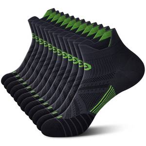 lot 567 image: PAPLUS Compression Socks for Men & Women, Low Cut Ankle Running Socks with Arch Support, Plantar Fasciitis Relief for Walking, Cycling, Golf, Travel, Nurses - Retail $20
