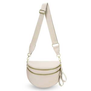 lot 587 image: Jooniter Checkered Crossbody Bag Nylon Bum Bags for Women Spacious Handbags Checkered Purse Fanny Packs with Shoulder Strap Beige - Retail $266