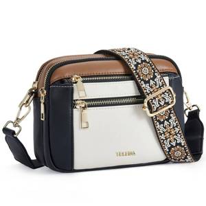 lot 613 image: Telena Small Crossbody Bags For Women Vegan Leather Crossbody Purse With Adjustable Wide Strap For Daily Life - Retail $29