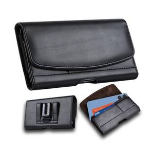 lot 643 image: Maezar Holster for iPhone 17 16 15 Pro Max, 15 Plus,14 Pro Max, 14 Plus Premium Leather Belt Clip Case with Belt Loop Cell Phone Belt Holder Pouch Cover for Man, Magnetic Closure-Black - Retail $10