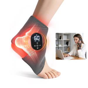 lot 645 image: Laokiiy Foot Renew Massager for Neuropathy, with Red Light Therapy for Ankle, Infrared Neuropathy Foot Massager with Heat, 8 Massage Modes, 20 Intensity Levels,Ankle & Body Massager - Retail $3,210