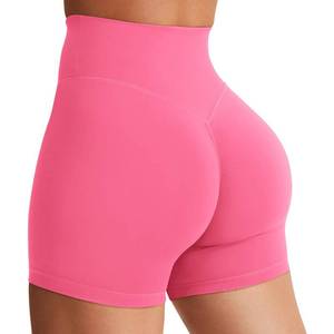 lot 690 image: YEOREO SoftHue Womens Biker Shorts Workout Hidden Scrunch Gym Shorts M - Retail $20