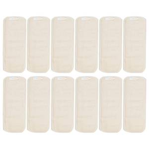 lot 732 image: ALVABABY 12PCS Newborn Cloth Diaper Inserts - 4 Layers, Reusable, Overnight 12SMB - Retail $17