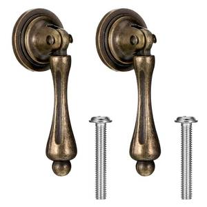 lot 738 image: Styquenzer 2 PCS Antique Bronze Metal Drawer Cabinet Decorative Pull Handle Knob, Decorative Metal Pulls for Dresser, Furniture Drawer Cabinet Pull Handles for Dresser, Cupboard, Closet, Furniture - Retail $6,537