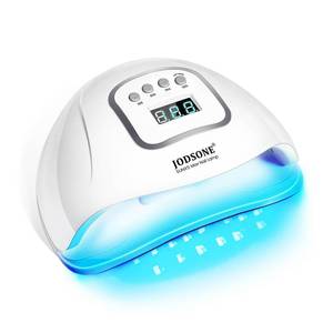 lot 741 image: JODSONE U V LED Nail Lamp, Nail Dryer for Gel Polish, Led Light with Automatic Sensor & 4 Timers - Retail $13