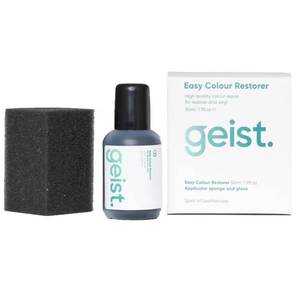 lot 744 image: Geist. Easy DIY Colour Restorer for Leather & Vinyl  Refresh, Repair & re-dye Scuffs, Colour Damage and Small Cracks  50ml Black - Retail $19