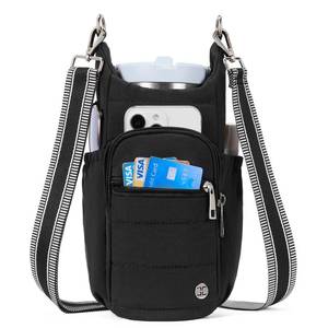 lot 762 image: Telena Water Bottle Holder with Strap RFID Crossbody Bags for Women - Retail $26