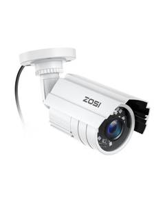 lot 764 image: ZOSI 1080P 2.0MP HD 1920TVL Hybrid 4-in-1 TVICVIAHD960H CVBS CCTV Security Camera Indoor Outdoor, 80ft Night Vision,Aluminum Metal Cam, For 960H,720P,1080P,5MP,4K analog Surveillance DVR (White) - Retail $20