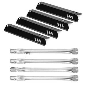 lot 799 image: Grill Replacement Parts for Outdoor Gourmet 4 Burner GR2215120-OG-00 Gas Grill, 15 Grill Heat Shields & Burner Covers for GR2215101-OG-00 FSOGBG1106 Gas Grill, Heat Plates Replacement Parts - Retail $30