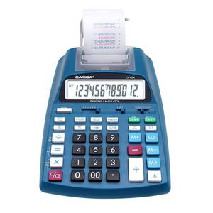 lot 861 image: CATIGA Printing Calculator with Tape Print Out - 10 Key Adding Machine with Paper Roll, Desktop Electric Calculator for Accounting, Business, Finance, Home Office Use CP90A - Retail $43