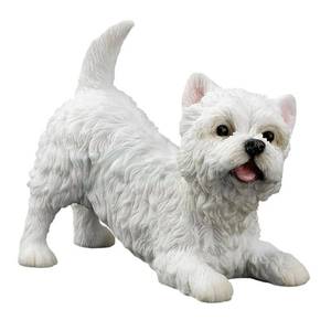 lot 991 image: Veronese Design West Highland White Terrier Dog Sculpture - Retail $12