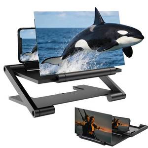 lot 1014 image: Mobile Phone Magnifier Screen,New 3D HD Mobile Phone Magnifier Projector Screen Portable Foldable Phones Screen Amplifier Screens Enlarger for Movies Videos,Supports All Smartphones - Retail $4