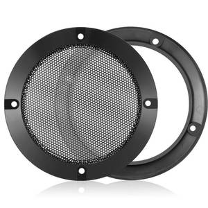 lot 1032 image: Facmogu 2PCS 5in Universal Speaker Grills, Round Speaker Cover Grill Mesh - Retail $10