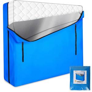 lot 1041 image: ANALIM Mattress Bags for Moving and Storage, Zippered Mattress Storage Bag with 8 Strong Carrying Handles, Cover Moving Supplies Reusable Mattress Protector (King) - Retail $24