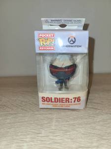 lot 12 image: Funko Pocket Pop Keychain Overwatch Soldier 76 Vinyl Figure