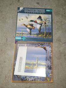 lot 28 image: Hautman Brothers Cypress Swallows 1000 Piece Jigsaw Puzzle
