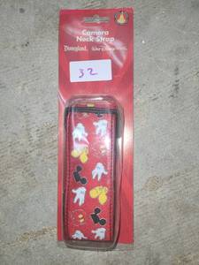 lot 32 image: Disney Camera Neck Strap Disneyland Walt Disney World