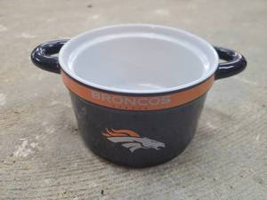 Denver Broncos Ceramic Bowl with Handles