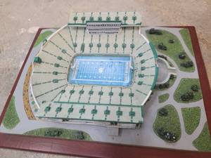 lot 41 image: Michigan State Football Stadium 3D Model Replica Display