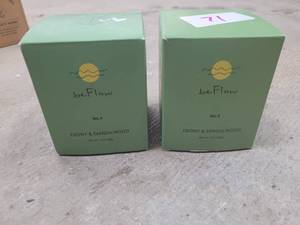 lot 71 image: beFlow No.3 Ebony & Sandalwood Candle 7oz 200g Lot of 2