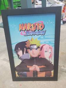 lot 78 image: Naruto Shippuden Framed Poster Print