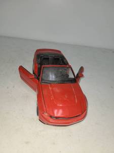 lot 92 image: Red Convertible Die-Cast Model Car with Opening Doors and Hood