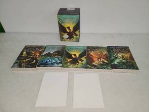 lot 97 image: Rick Riordan Percy Jackson and the Olympians 5-Book Series Boxed Set