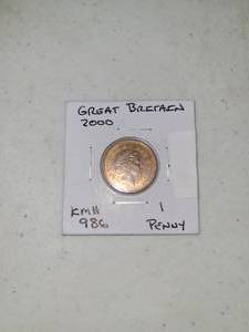 lot 119 image: Great Britain 2000 Penny Coin