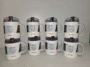 lot 9 image: Primula Double Wall Stainless Steel Insulated Coffee Mug 14 oz 8 cups