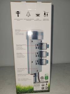 lot 17 image: 6-Outlet Yard Stake Timer Outdoor Plug-in 125V 15A