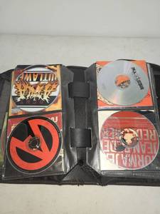 lot 23 image: CD Collection 6-Disc Lot Metal Music with Carrying Case