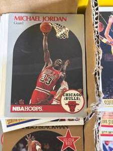 NBA Hoops Chicago Bulls Basketball Trading Cards Large Lot