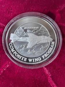 Boeing Composite Wing Program A-6 Navy Commemorative Silver  1992 these are selling for $115 on eBay!!
