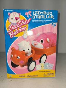 lot 78 image: ZhuZhu Babies Ladybug Stroller Hamster Powered