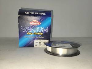 lot 115 image: Berkley Vanish Easy Casting 100% Fluorocarbon 2 lb 260 yd Fishing Line