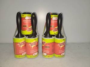 lot 125 image: Scotch-Brite Lint Roller 95 Sheets 4 Pack