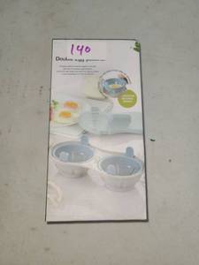 lot 140 image: Double Egg poacher Microwave 2.00