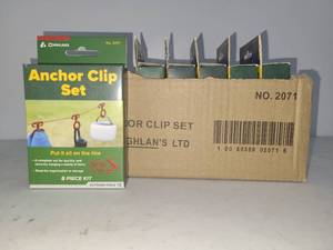 lot 150 image: Coghlans Anchor Clip Set No. 2071 8-Piece Kit