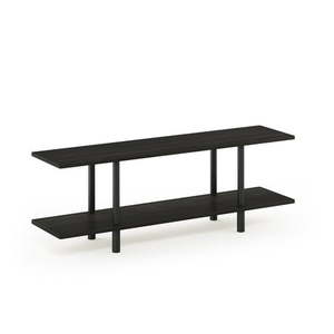 lot 1137 image: Furinno Turn-N-Tube 2-Tier Multipurpose Wide Shelf  EspressoBlack
