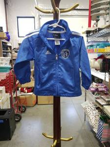 lot 1159 image: Adidas Sporting Kansas City Youth Track Jacket Size 2T