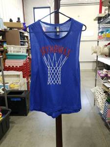 lot 1179 image: Sideline Chic Jayhawks Basketball Tank Top XL