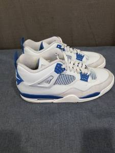 Nike Air Jordan 4 Retro White Blue US 13