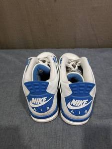 Nike Air Jordan 4 Retro White Blue US 13