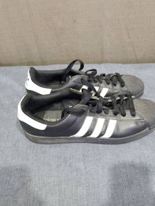 lot 1254 image: adidas Superstar Black White Stripe Shoes Size 13 G17067
