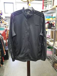 lot 1261 image: Adidas Full-Zip Track Jacket XL Black